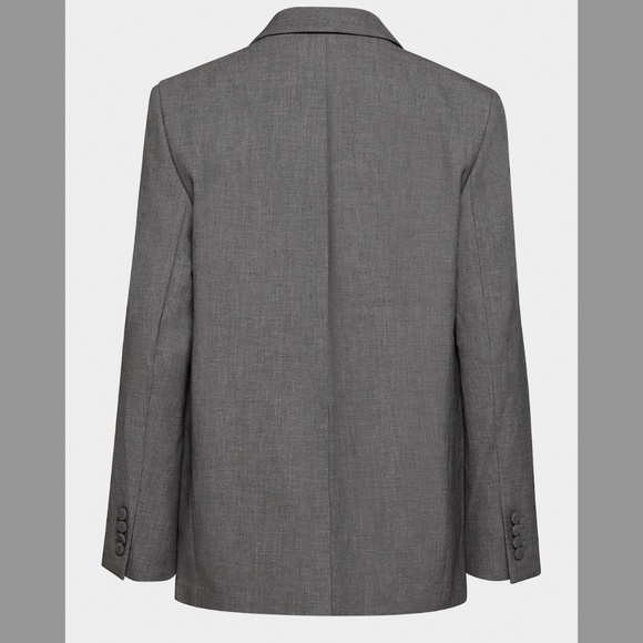 Aritzia Babaton Heather Charcoal Artemis Blazer Size Small - Picture 5 of 9